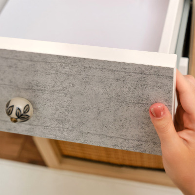 Papier adhésif pour meuble Texture grise