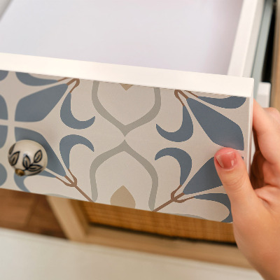 Sticker sur meuble Fleurs rétro