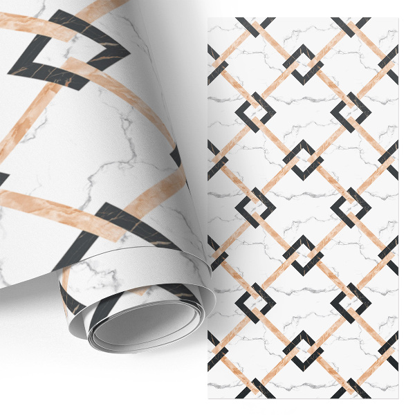 Sticker sur meuble Tresse sur marbre