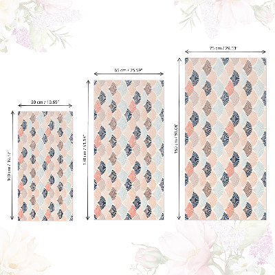 Papier adhésif sur meuble Fans pastel
