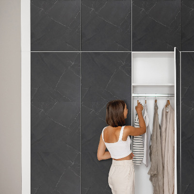 Papier adhésif pour meuble Marbre noir