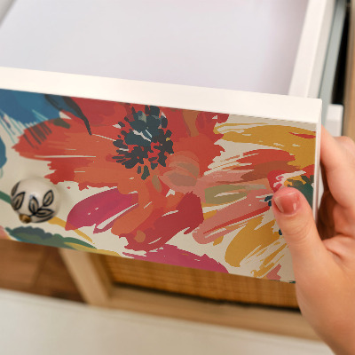 Film adhésif pour meuble Kaléidoscope coloré