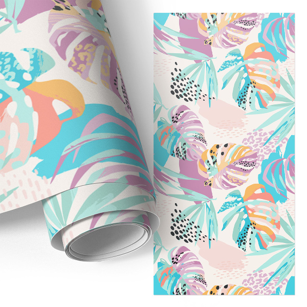 Papier adhésif pour meuble Exotisme coloré