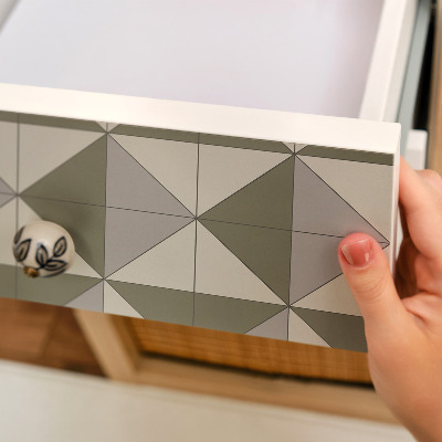 Papier adhésif sur meuble Mosaïque triangulaire