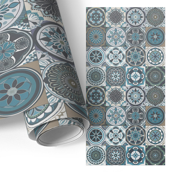 Sticker sur meuble Carreaux de mandala