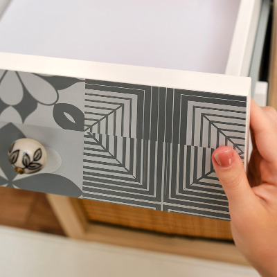 Papier à coller sur meuble De nombreux carreaux