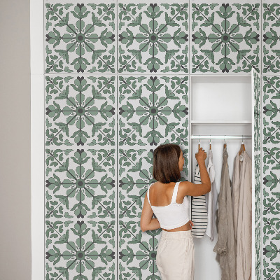 Adhésif pour meuble Ornement vert