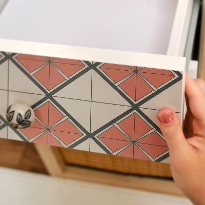Papier adhésif pour meuble Damier de carreaux
