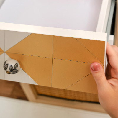 Papier adhésif sur meuble Mosaïque triangulaire