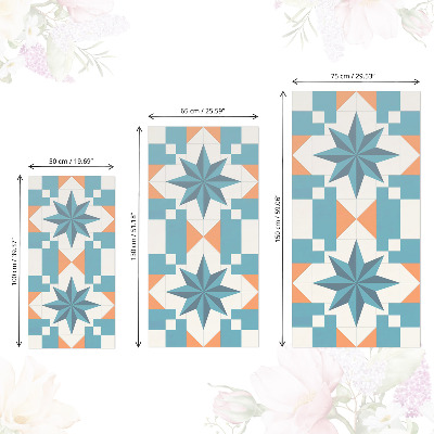 Film adhésif pour meuble Tuiles en forme d'étoile