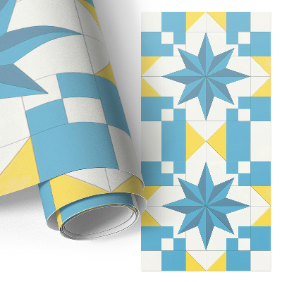 Papier à coller sur meuble Étoiles bleues