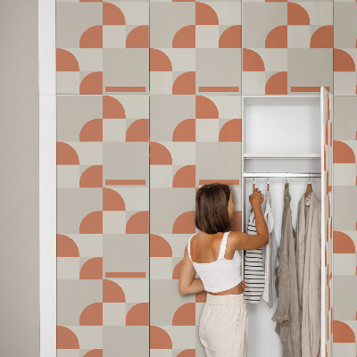 Papier adhésif pour meuble Formes vintage