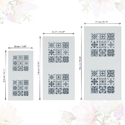 Papier adhésif sur meuble Ensembles de tuiles