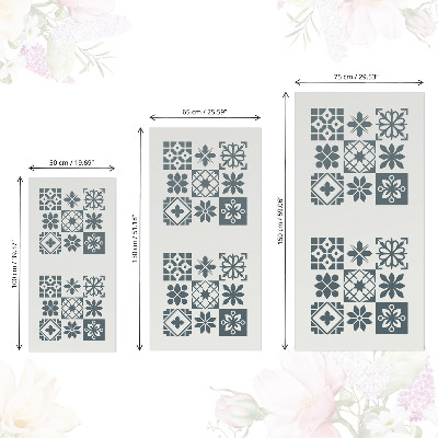 Sticker sur meuble Carreaux géométriques