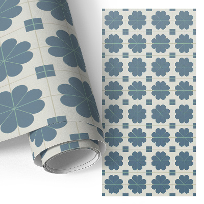 Papier adhésif sur meuble Géométrie florale