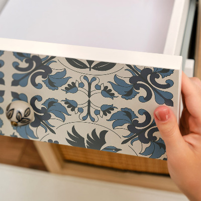 Papier adhésif pour meuble Oiseaux bleus