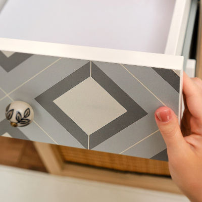 Sticker sur meuble Motif géométrique