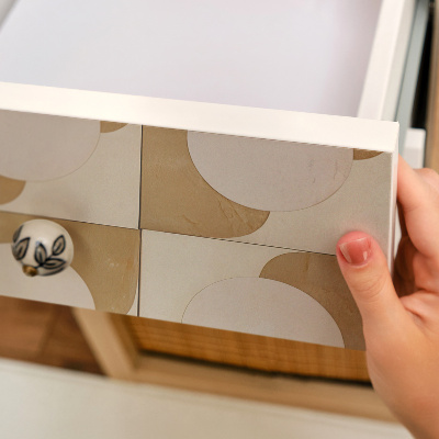 Film adhésif pour meuble Formes de moutarde