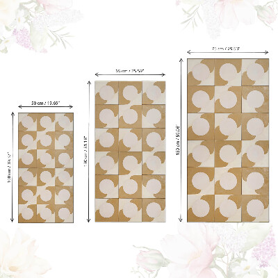 Film adhésif pour meuble Formes de moutarde