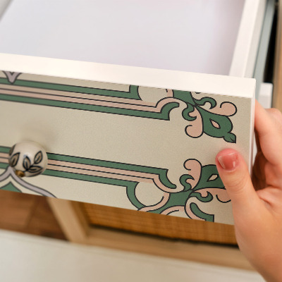 Papier adhésif pour meuble Ornement botanique