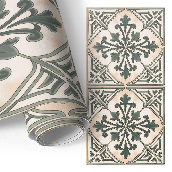 Papier adhésif sur meuble Carreaux anciens