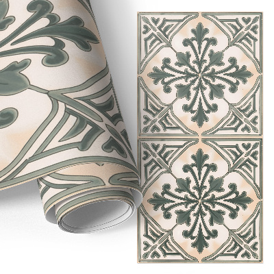 Papier adhésif sur meuble Carreaux anciens