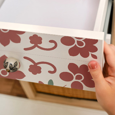 Film adhésif pour meuble Fleurs folkloriques