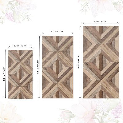 Sticker sur meuble Puzzle en bois