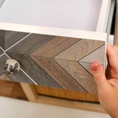 Papier à coller sur meuble Élégance du bois