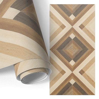 Adhésif pour meuble Mosaïque en bois