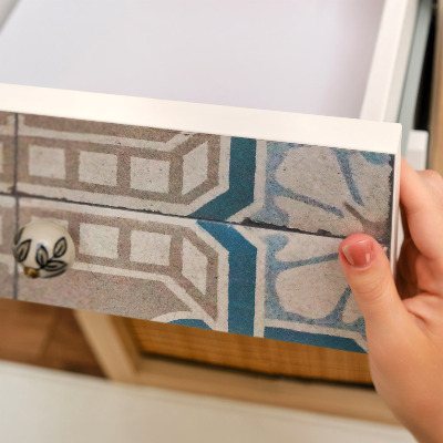 Papier adhésif sur meuble Carreaux anciens