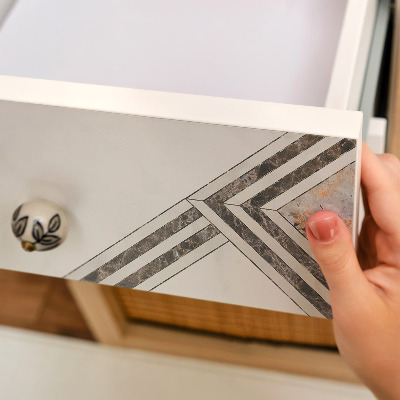 Sticker sur meuble Géométrie moderne