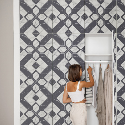 Papier adhésif pour meuble Élégance géométrique