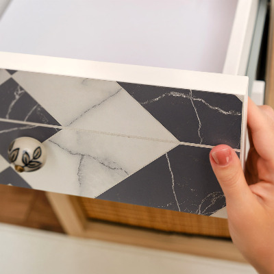 Papier adhésif pour meuble Élégance géométrique