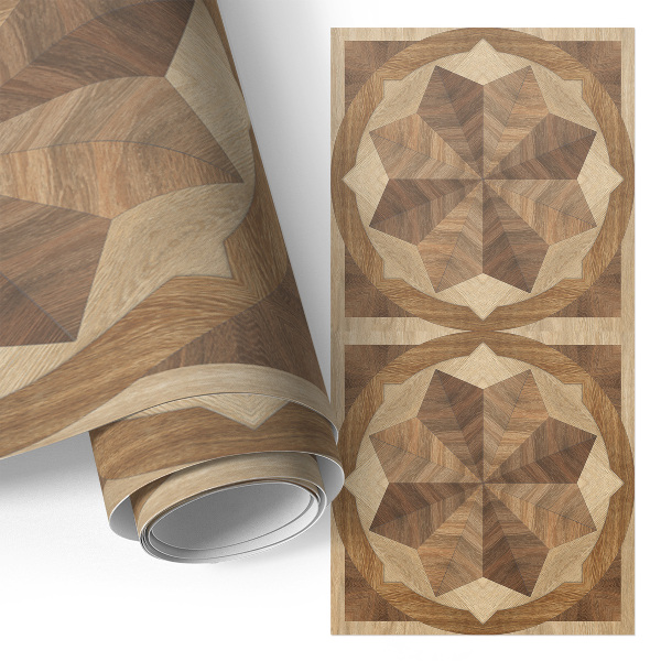 Papier adhésif sur meuble Roues en bois