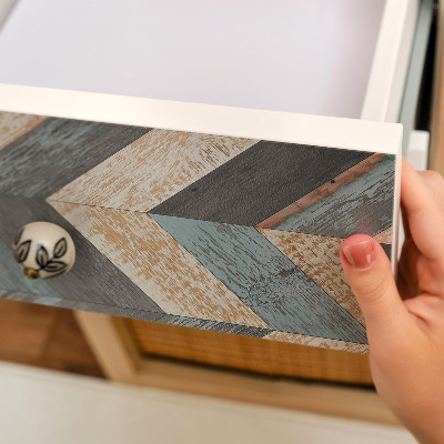 Sticker sur meuble Texture bois