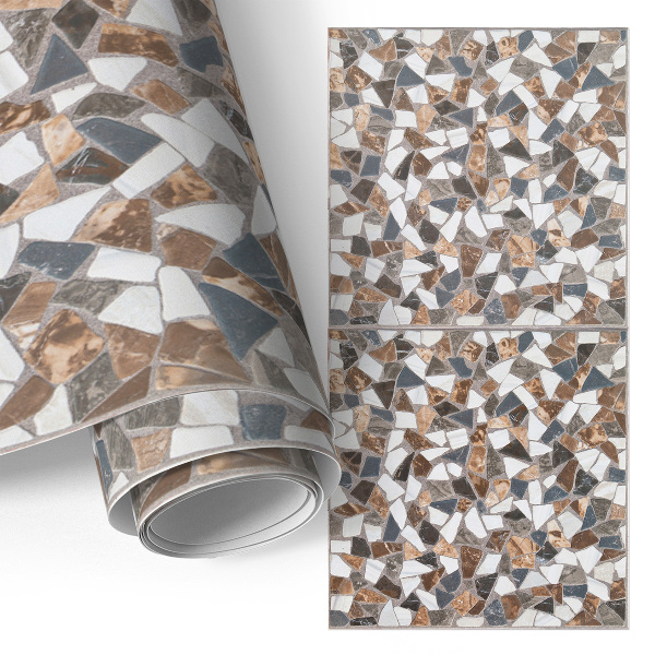 Adhésif pour meuble Mosaïque de pierre