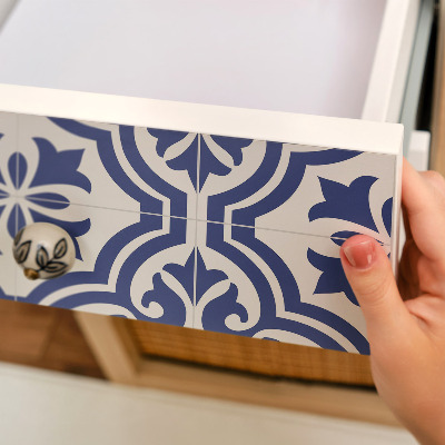 Papier adhésif pour meuble Motif bleu