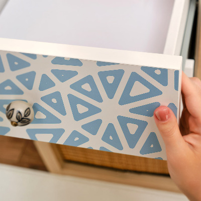 Film adhésif pour meuble Formes triangulaires