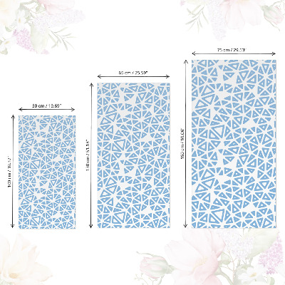 Film adhésif pour meuble Formes triangulaires