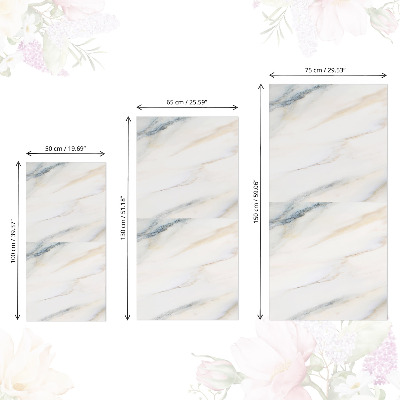 Adhésif pour meuble Marbre clair