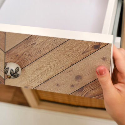 Film adhésif pour meuble Parquet à chevrons