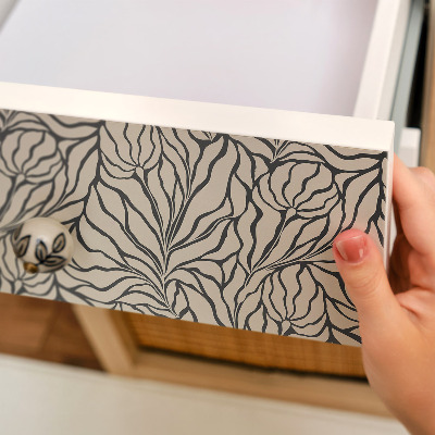 Adhésif pour meuble Composition des feuilles