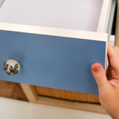 Sticker sur meuble Couleur bleue