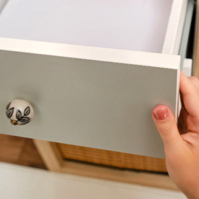 Film adhésif pour meuble Gris neutre