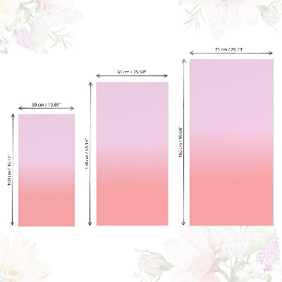 Papier à coller sur meuble Dégradé rose