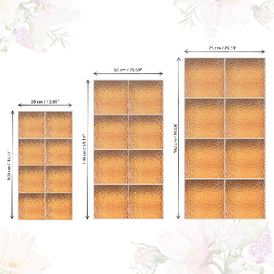 Papier à coller sur meuble Blocs de verre