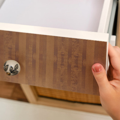 Papier à coller sur meuble Texture brune