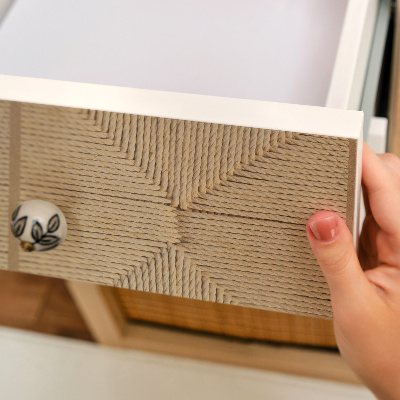 Adhésif pour meuble Géométrie tressée