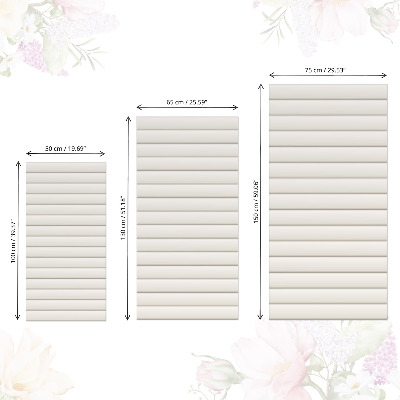 Papier à coller sur meuble Rayures horizontales